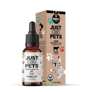 100mg pets hemp extract oil beef cbd