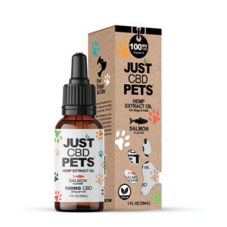 100mg pets hemp extract oil salmon cbd