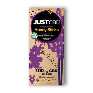 10 Pack Grape CBD Honey Sticks